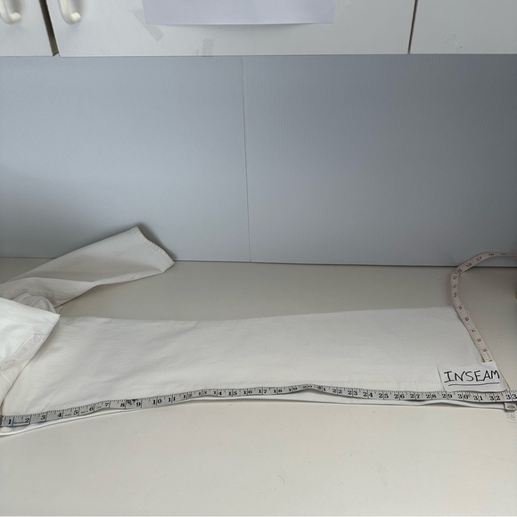 Paige Premium Denim Jeans Denim Laurel Canyon Lowrise Bootcut White USA … - Picture 7 of 13